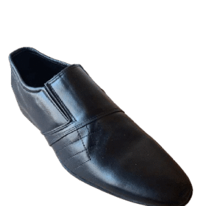 genuine leather black shoe